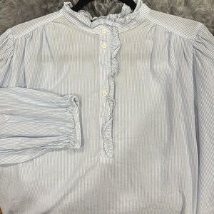 H&M 100% Cotton Striped Blouse